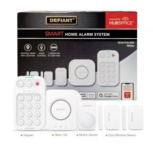 DefiantSmart Home Alarm Kit with WiFi and Bluetooth (5-Piece)